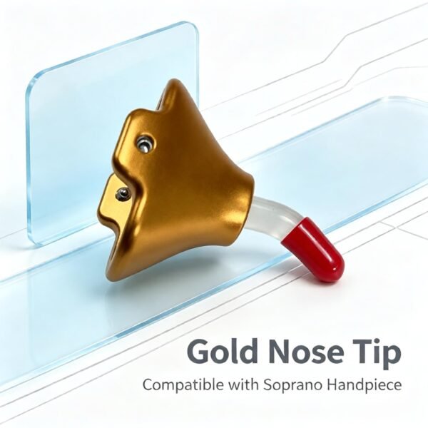 Gold Nose Tip|Compatible with Soprano Handpiece Diode Laser Accessory