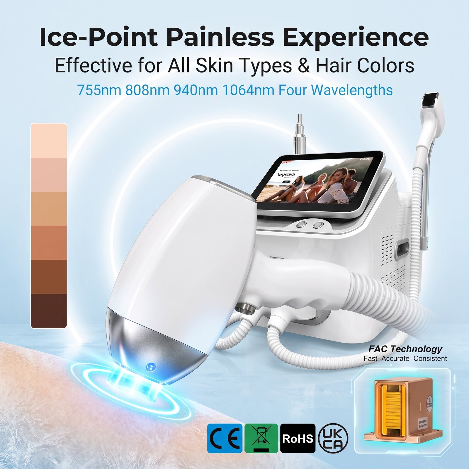 5000W 2-in-1 Diode & Pico Laser for Hair & Tattoo Removal - Image 2