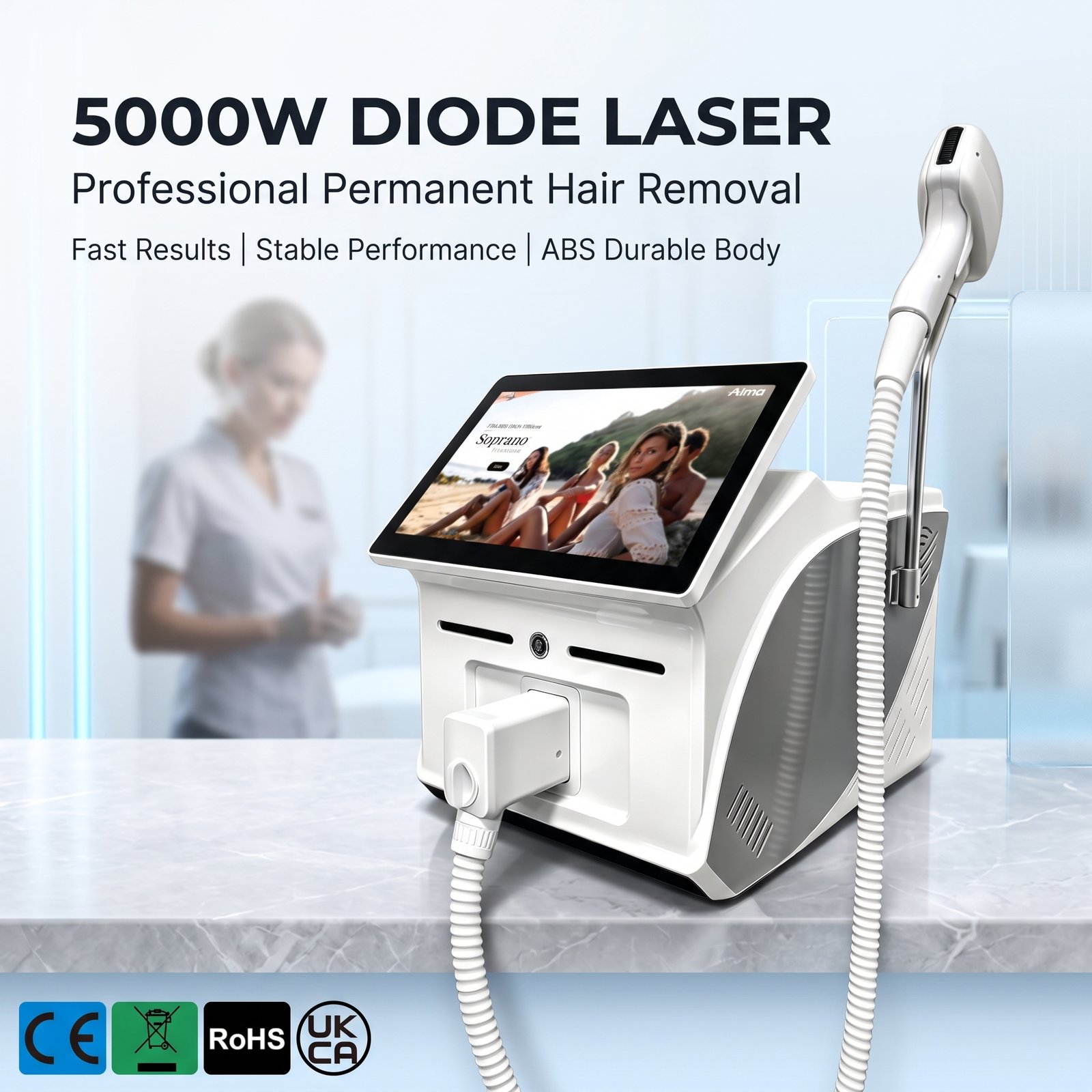 See More, Work Faster with a 5000W Large-Screen Diode Laser
